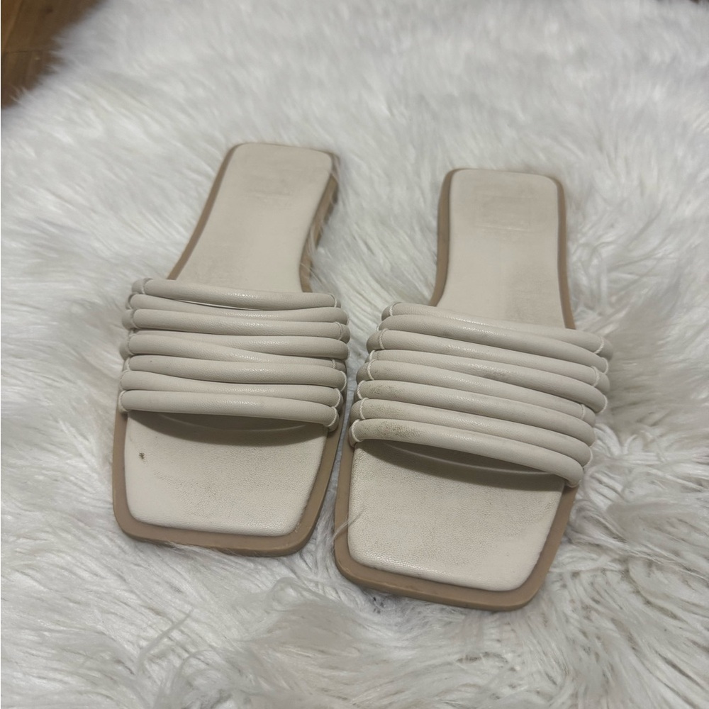 DV by Dolce Vita Cream Slide Sandals